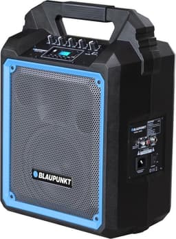 Blaupunkt MB06 - BT-luidspreker met karaoke-functie - draagbare luidspreker 500W - Zwart met blauw — thumbnail 3