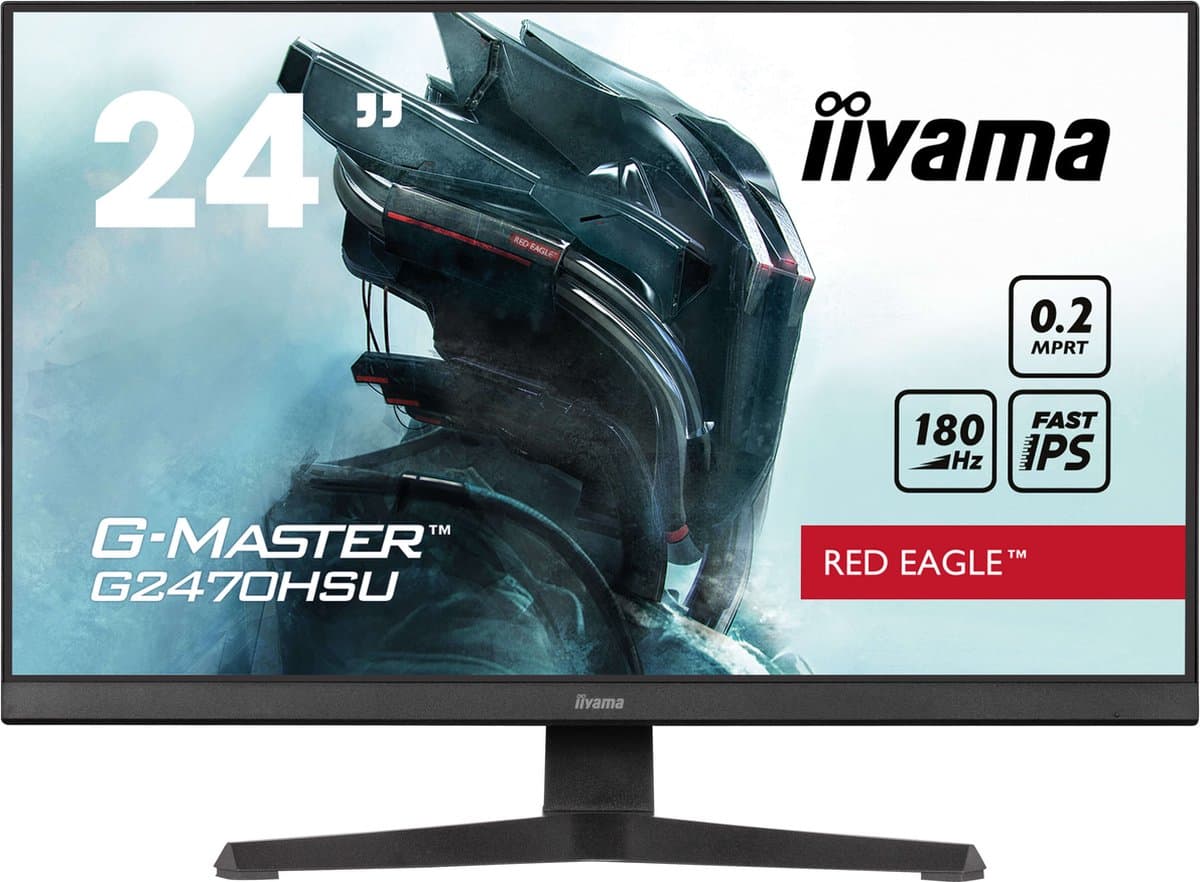 iiyama G-MASTER G2470HSU-B6 computer monitor 60,5 cm (23.8") 1920 x 1080 Pixels Full HD LCD Zwart — afbeelding 1