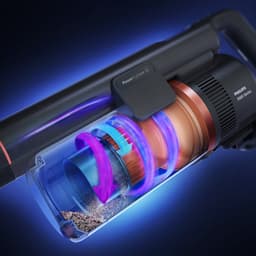 Philips Steelstofzuiger met Dweilfunctie XC7057/01 - Zuigmond met LED verlichting - Draadloos - Zonder Zak - Handstofzuigerfunctie - Alle Vloertypen - Lichtgewicht — thumbnail 7