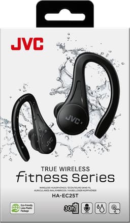 JVC HA-EC25T Fitness True Wireless Oordopjes - Zwart — thumbnail 3