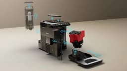 Siemens EQ500 TP511R09 - Volautomatische espressomachine - Piano zwart — thumbnail 2