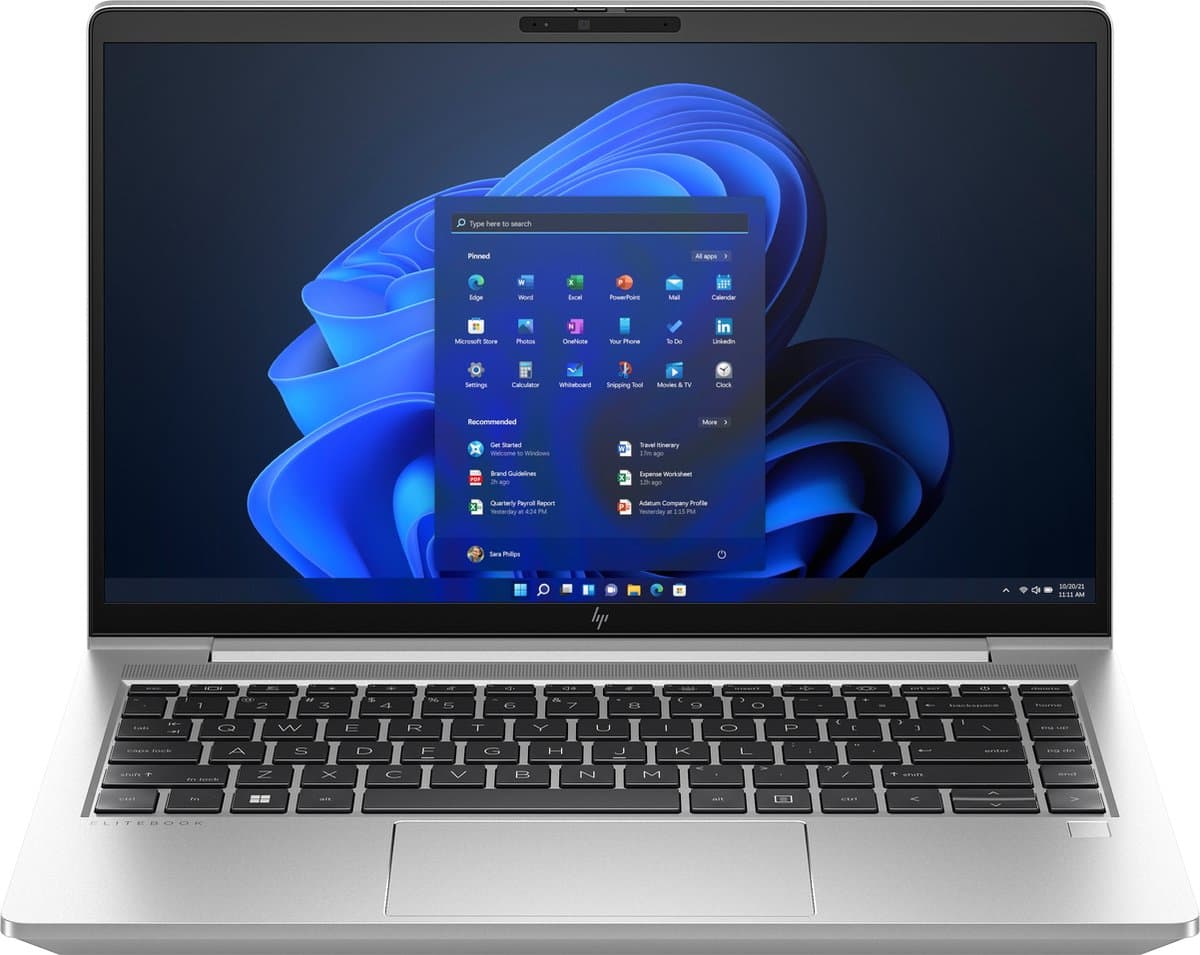 HP EliteBook 640 14 G10 14" FHD - i5-1335U - 16GB - 512GB SSD - Windows 11 Pro Zilver — afbeelding 1