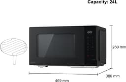 Panasonic NN-K36NB Zwart Combinatiemagnetron Aanrecht 24 l 900 W — thumbnail 3