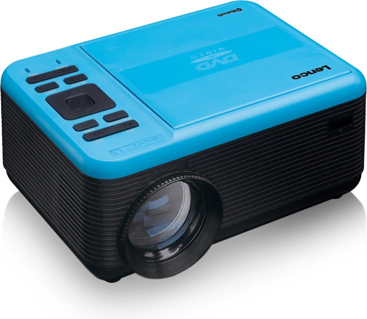 Lenco Beamer - Full HD 1080P - Projector met Bluetooth - LPJ-500BU Mini Beamer - Blauw — afbeelding 1
