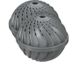 wasbol set van 2 - voor wasmachine - tot 1000x gebruiken - grijs