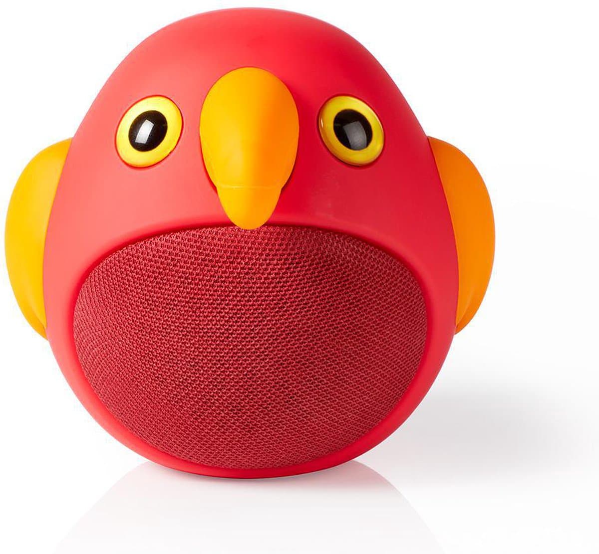 Bluetooth-Speaker - Maximale batterijduur: 3 uur - Handheld Ontwerp - 9 W - Mono - Ingebouwde microfoon - Koppelbaar - Animaticks Perry Parrot - Rood — afbeelding 1