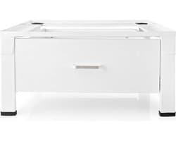 Nedis Wasmachine Verhoger - Ombouw met Opberglade – 150 kg – Wit