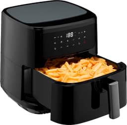 MEDION P10 XL Airfryer (6,8 liter XXL heteluchtfriteuse, 2.150 watt, twee roestvrijstalen verwarmingselementen, schudalarm, 9 automatische programma's, touch bedieningspaneel, LED-display) — thumbnail 19