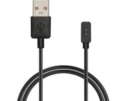 kwmobile USB-oplaadkabel geschikt voor Xiaomi Redmi Watch 4 / Watch 3 Active / Lite / Smart Band 8 / 8 Pro / Band 2 kabel - Laadkabel voor smartwatch - in zwart