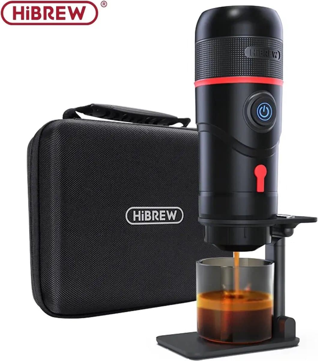 Draagbare Koffiemachine - Koffiezetapparaat Met Thermoskan - Inclusief USB + Lichtnet + Opbergtas + Standaard - Koffiemaker 12 Volt - Onderweg 3 in 1 - Nespresso - Dolce Gusto - Koffiepoeder - Groen — afbeelding 1