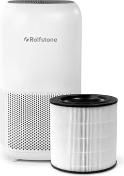 Rolfstone Air Balance XL Luchtreiniger – HEPA 13 + koolstoffilter – CADR 460 m³/u – Voor ruimtes tot 144 m² – Vermindert stof en pollen – 3 standen + turbo + slaapstand + automatische stand – Luchtkwaliteitsindicator — thumbnail 1