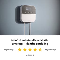 tado° Warmtepomp Optimizer X - Bedrade variant - werkt met Google Home, Alexa & Apple Homekit - Zwart/Wit — thumbnail 3