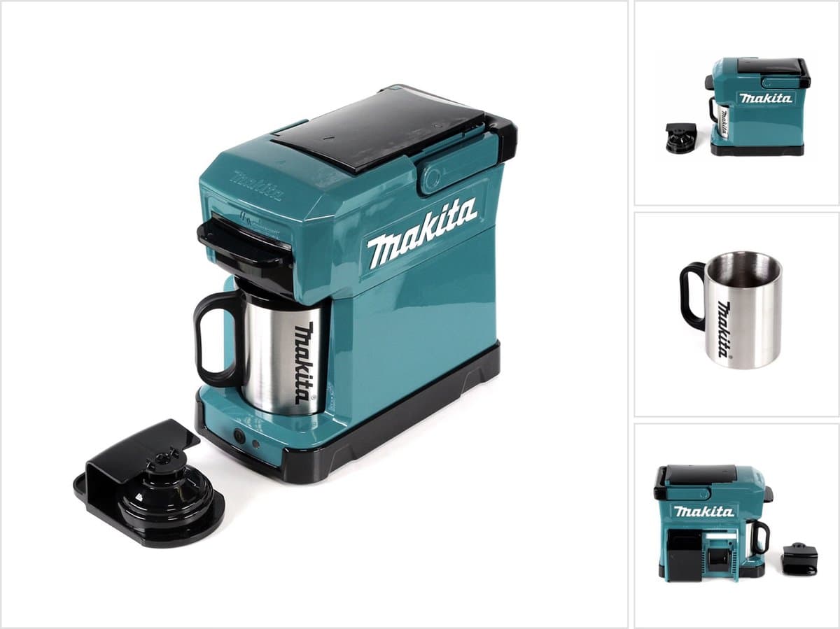 Makita DCM 501 Z Snoerloos koffiezetapparaat 12 V max / 18 V solo - zonder accu, zonder lader — afbeelding 1