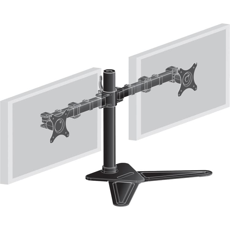 iiyama Dubbele bureausteun standaard DS1002D-B1 voet — afbeelding 1