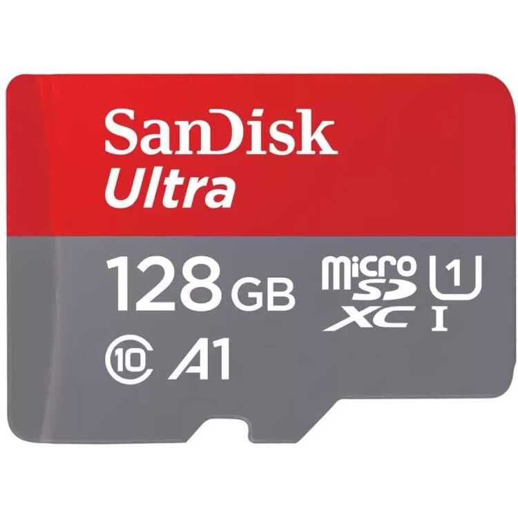 SanDisk Ultra microSDXC 128 GB geheugenkaart — afbeelding 1