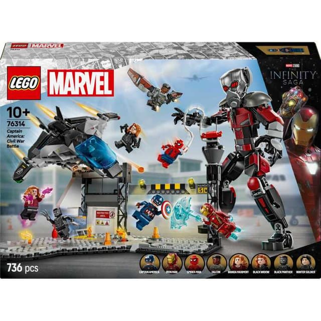 LEGO Marvel Super Heroes - Captain America: Civil War actiescène Constructiespeelgoed