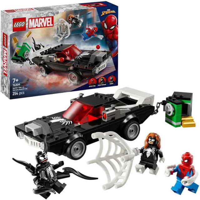 LEGO Marvel Super Heroes - Spider-Man vs. Venoms klassieke auto Constructiespeelgoed