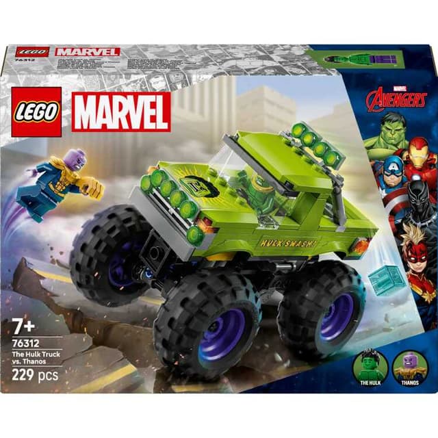 LEGO Marvel - De Hulk truck vs. Thanos Constructiespeelgoed