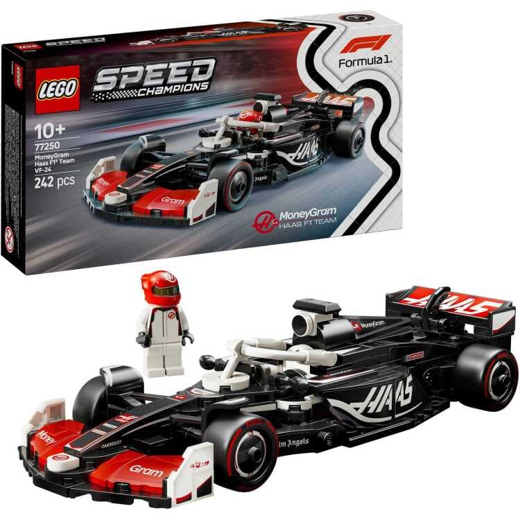 LEGO Speed Champions - MoneyGram Haas F1 Team VF-24 racewagen Constructiespeelgoed — afbeelding 1