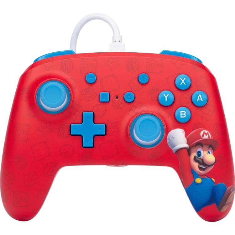 PowerA Switch Wired Controller Woo Mario gamepad — afbeelding 1