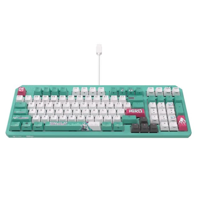 ASUS TUF Gaming K3 Gen II Hatsune Miku Edition gaming toetsenbord