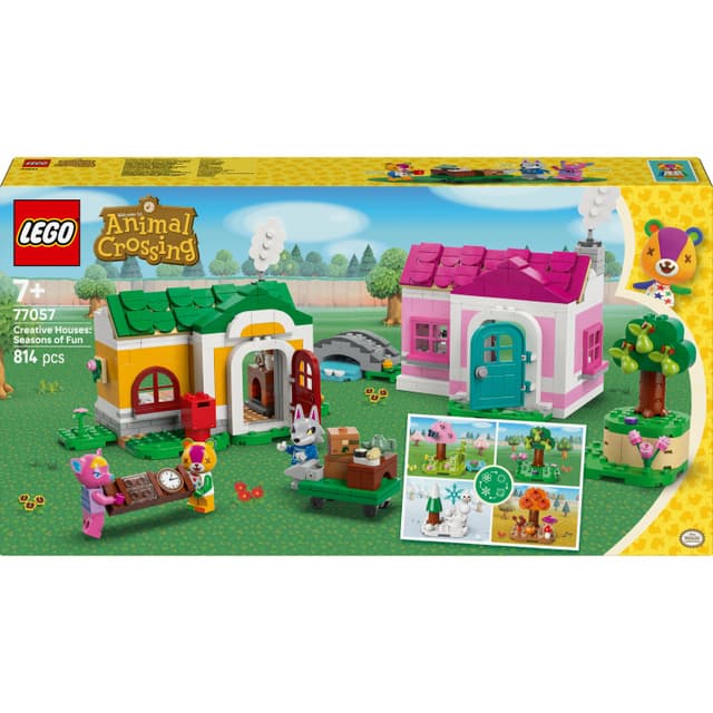 LEGO Animal Crossing - Creatieve huizen: seizoenenlang plezier Constructiespeelgoed