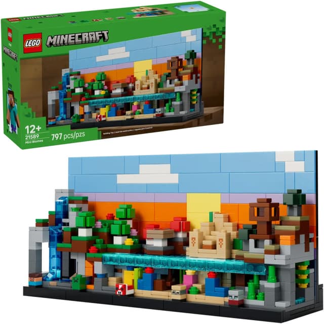 LEGO Minecraft - Minibiomen Constructiespeelgoed