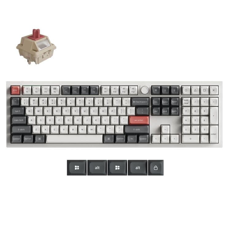Keychron Q6 Ultra-P1 8K Wireless Custom Mechanical Keyboard toetsenbord — afbeelding 1