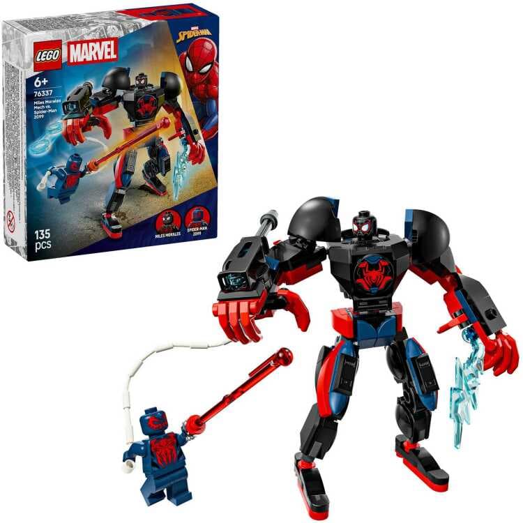 LEGO Marvel Super Heroes - Miles Morales mecha vs. Spider-Man 2099 Constructiespeelgoed — afbeelding 1
