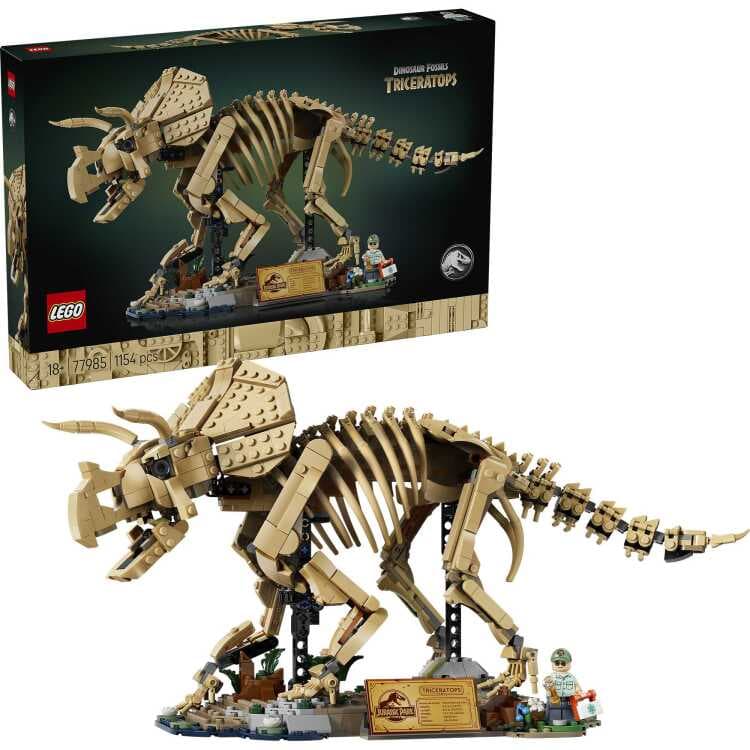 LEGO Jurassic World - Dinosaurusfossielen: Triceratops Constructiespeelgoed — afbeelding 1