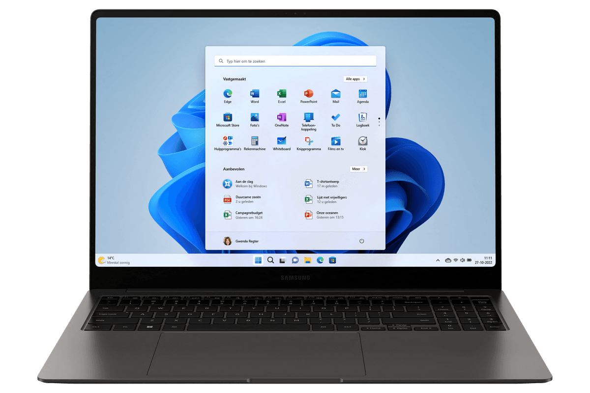 SAMSUNG Galaxy Book3 Pro Grijs - 16.0 inch - Intel Evo i7 - 16 GB - 1 TB — afbeelding 1