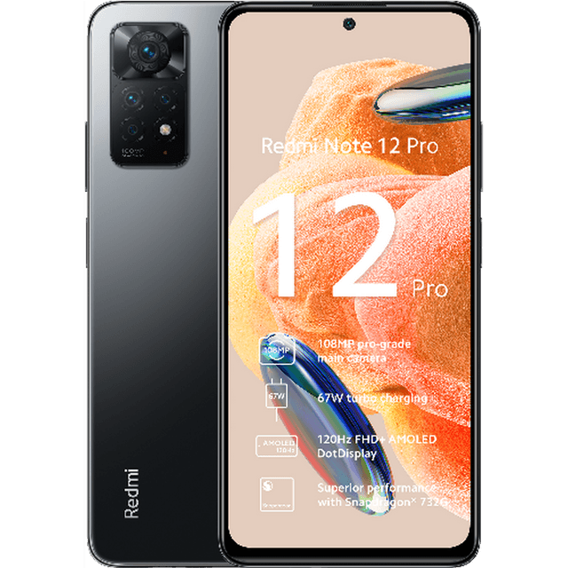 XIAOMI Redmi Note 12 Pro 4G - 256 GB Grijs