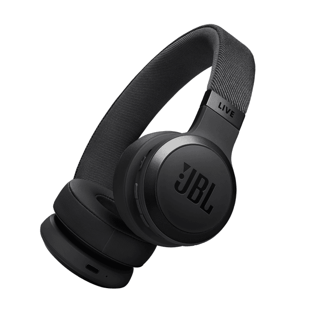 JBL Live 670NC JBLLIVE670NCBLK On-ear Draadloze hoofdtelefoon Met Noise-cancelling Zwart