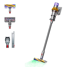 DYSON V15 Detect Absolute 2023 - Steelstofzuiger incl. kruimelzuiger - Accuduur 60 min - Geel