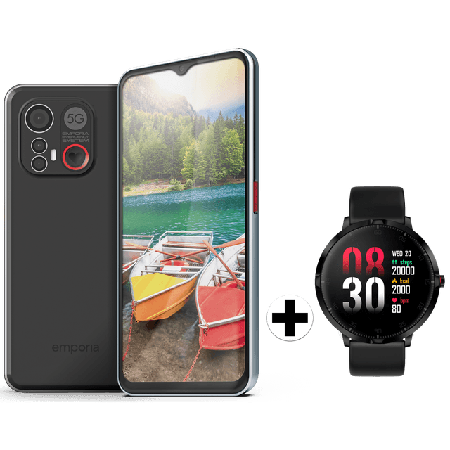 EMPORIA SMART.6 - 128 GB Zwart met Watch Basic Zwart