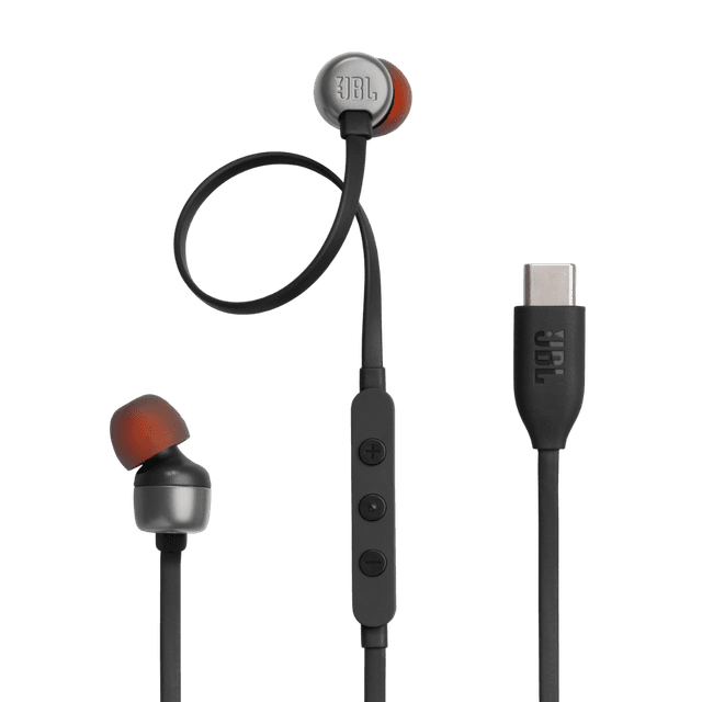 JBL TUNE 310C USB-C In-ear Bedrade oordopjes Zwart