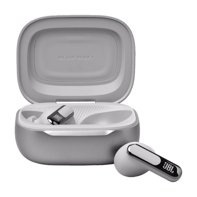 JBL LIVE BEAM 3 In-ear Draadloze oordopjes met Ruisonderdrukking Zilver