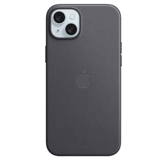 APPLE iPhone 15 Plus FineWoven hoesje met MagSafe - Zwart
