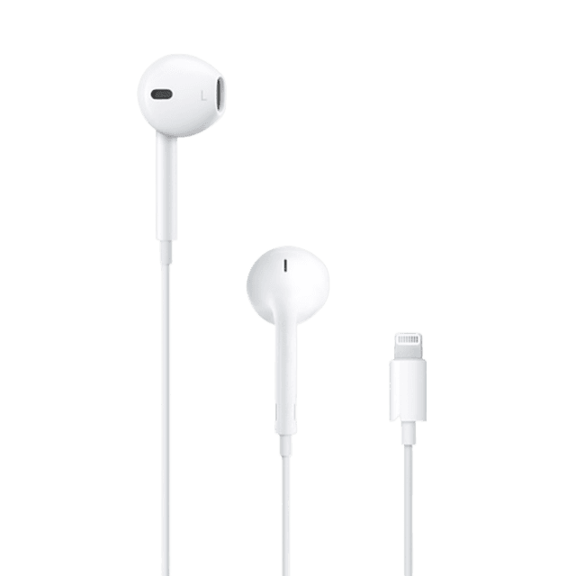 APPLE Earpods Lightning MWTY3ZM/A In-ear Bedrade oordopjes Met Noise-cancelling Wit