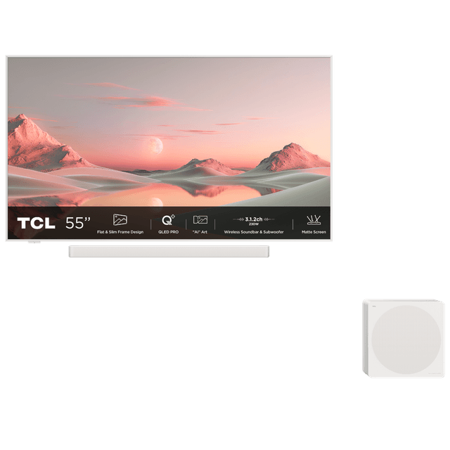 TCL 55A300 PRO - Ultra HD 4K - QLED-tv - 55 inch - 2024