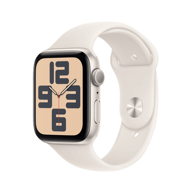 APPLE Watch SE GPS 44mm Starlight Sport Band M/L Smartwatch Starlight Aluminium