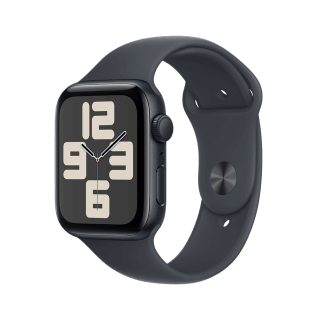Apple Watch Se GPs 44mm Midnight Sport Band S/m Smartwatch Aluminium