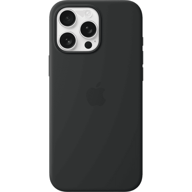 Apple Silicone Magsafe Cover Voor Apple Iphone 16 Pro Max Black
