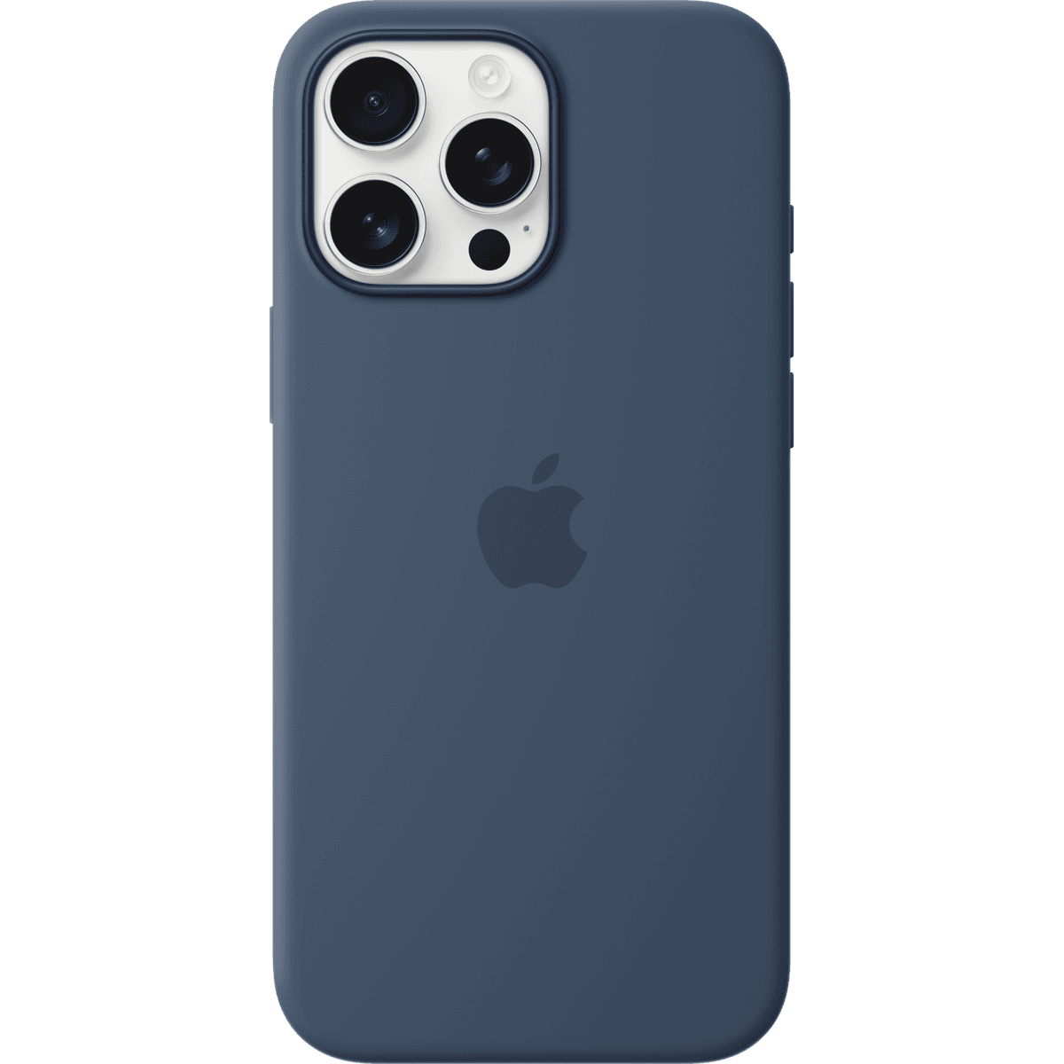 APPLE Silicone MagSafe Cover voor Apple iPhone 16 Pro Max Denim — afbeelding 1