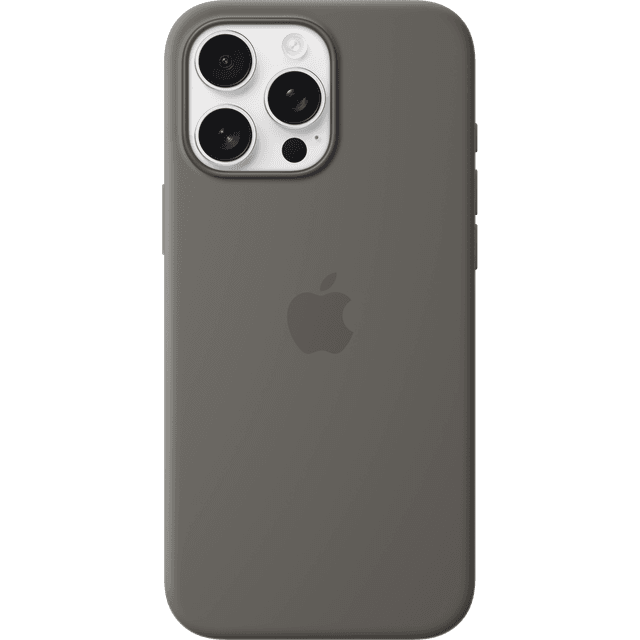 Apple Silicone Magsafe Cover Voor Apple Iphone 16 Pro Max Stone Gray