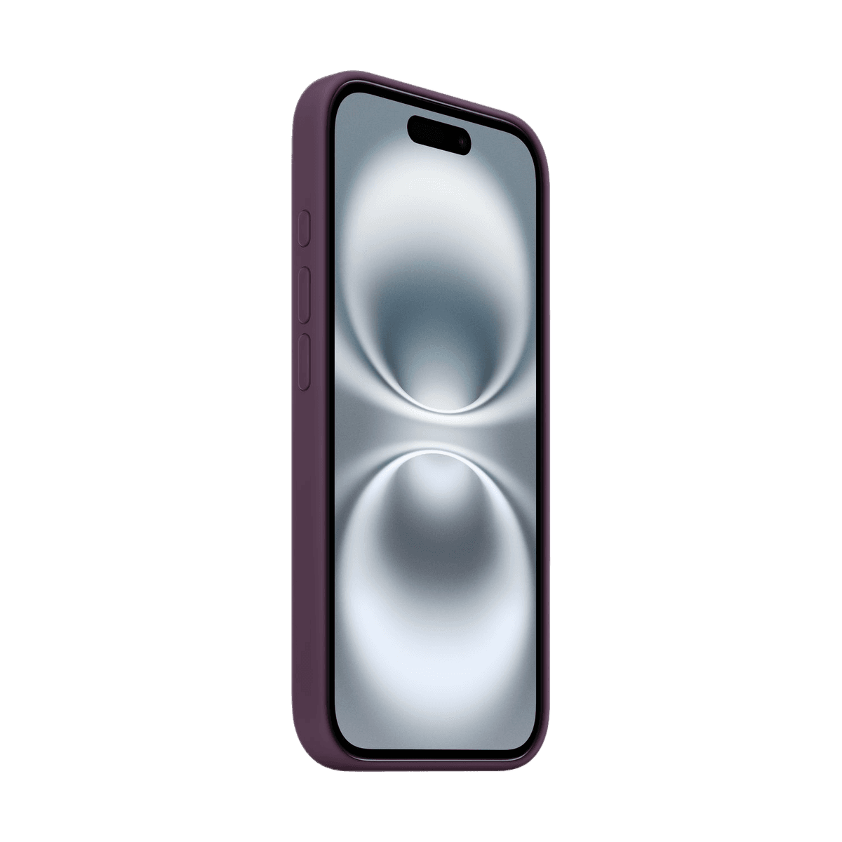 Apple Silicone Magsafe Cover Voor Apple Iphone 16 Plum — afbeelding 1