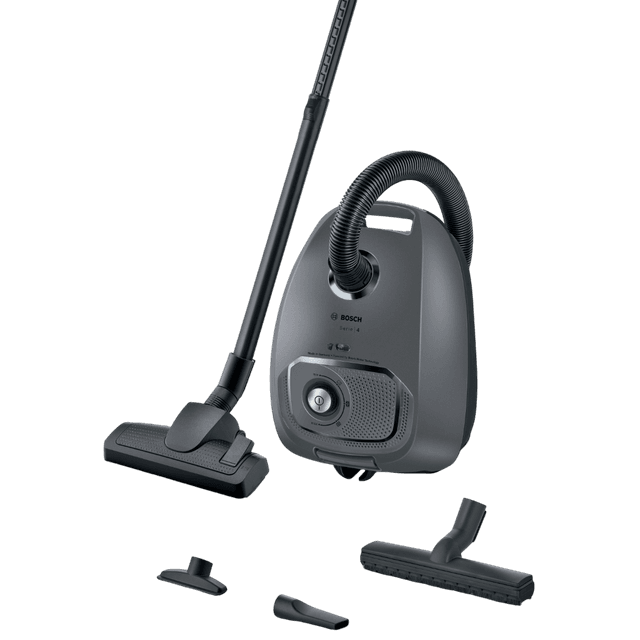 BOSCH BGL41GR3H Serie 4 - Stofzuiger met zak - Grijs
