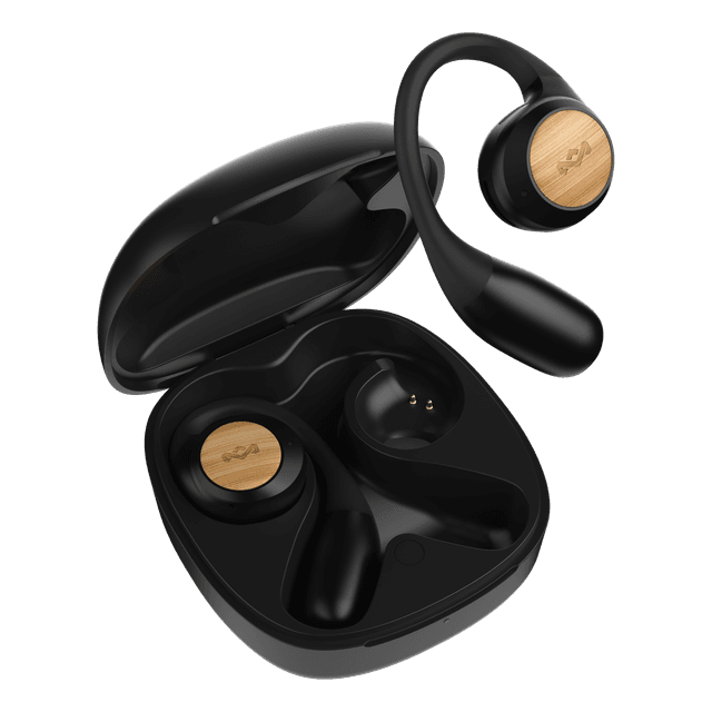 HOUSE OF MARLEY LIBERATE SB EM-JE104-SB Open-ear Draadloze oordopjes Zwart