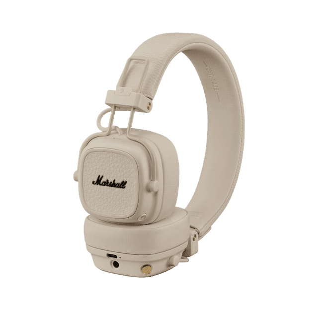 MARSHALL Major V 401111 Crème 228158 On-ear Draadloze hoofdtelefoon Wit