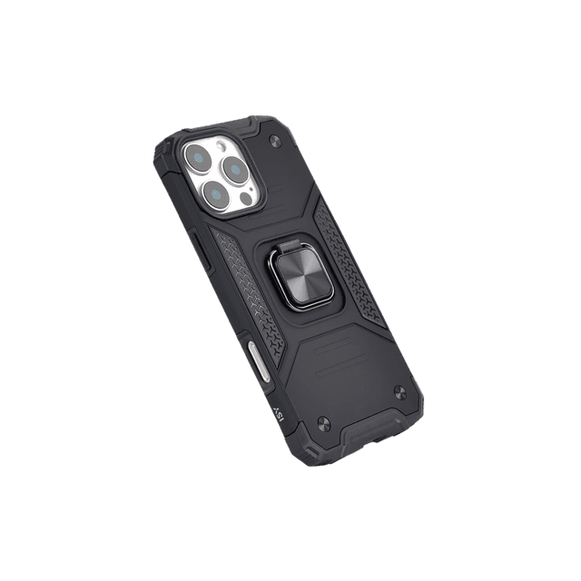 ISY ISC 6108 Rugged Cover voor Apple iPhone 16 Pro Max Zwart